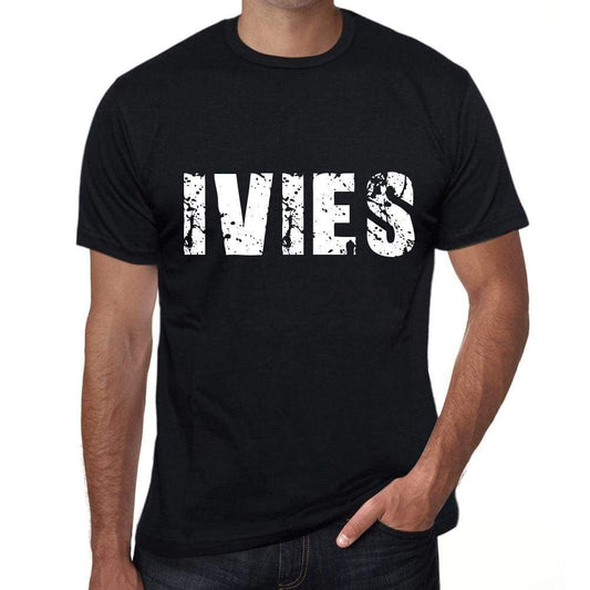 Ivies Mens Retro T Shirt Black Birthday Gift 00553 - Black / Xs - Casual