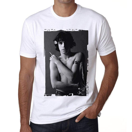 Julien Clerc Mens T Shirt White Birthday Gift 00515 - White / Xs - Casual