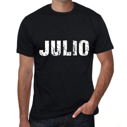 Julio Mens T Shirt Black Birthday Gift 00550 - Black / Xs - Casual