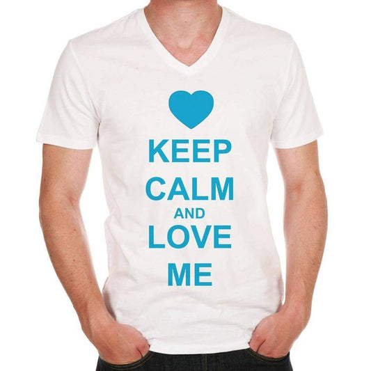 Keep Calm And Love Me H Mens T-Shirt