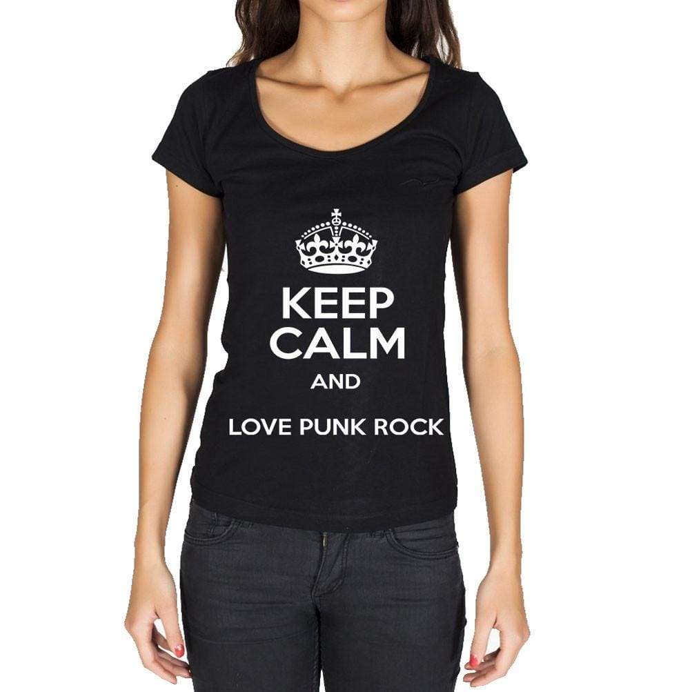 Keep Calm And Love Punk Rock T-Shirt For Women Short Sleeve Cotton Tshirt Women T Shirt Gift - T-Shirt
