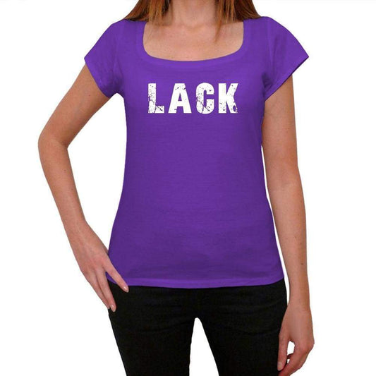 Lack Purple Womens Short Sleeve Round Neck T-Shirt 00041 - Purple / Xs - Casual