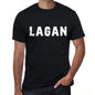 Lagan Mens Retro T Shirt Black Birthday Gift 00553 - Black / Xs - Casual
