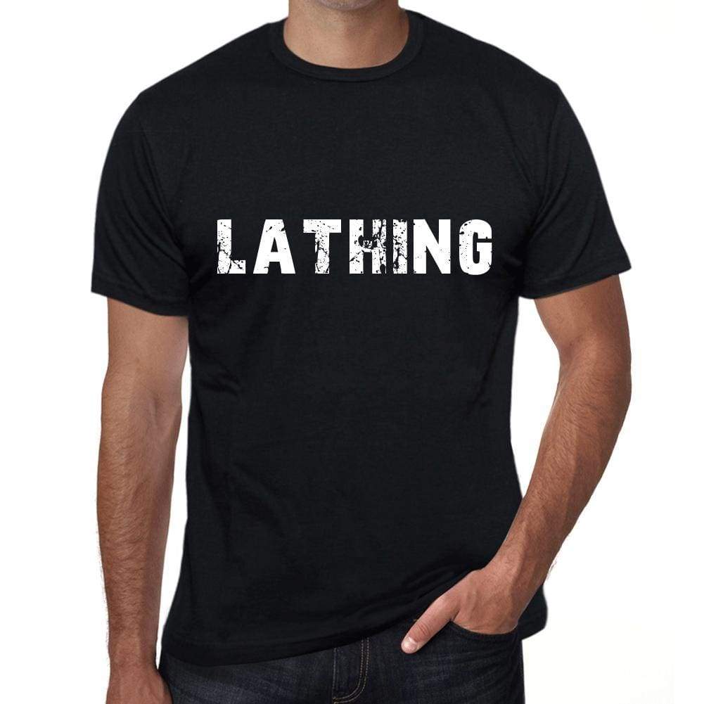 Lathing Mens T Shirt Black Birthday Gift 00555 - Black / Xs - Casual