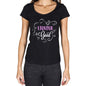 Liqueur Is Good Womens T-Shirt Black Birthday Gift 00485 - Black / Xs - Casual