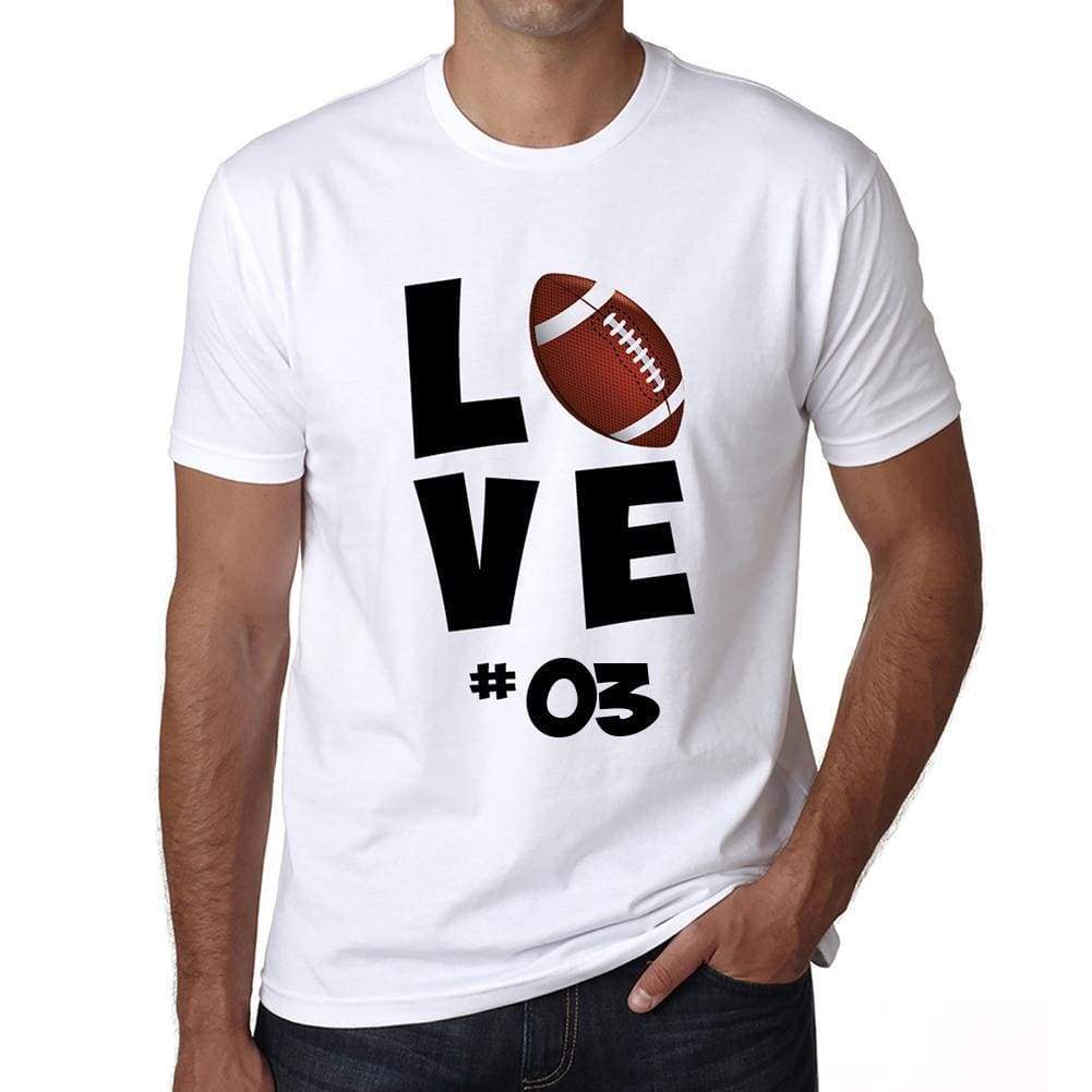Love Sport 03 Mens Short Sleeve Round Neck T-Shirt 00117 - White / S - Casual