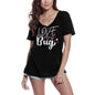 ULTRABASIC Damen-T-Shirt Love Bug – lustige kurzärmelige T-Shirt-Oberteile