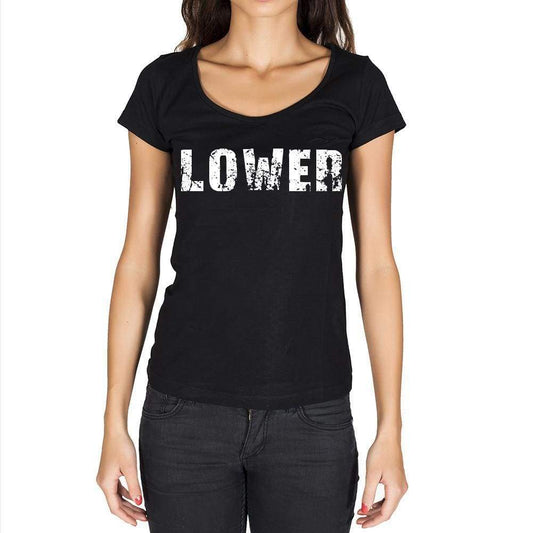 Lower Womens Short Sleeve Round Neck T-Shirt - Casual