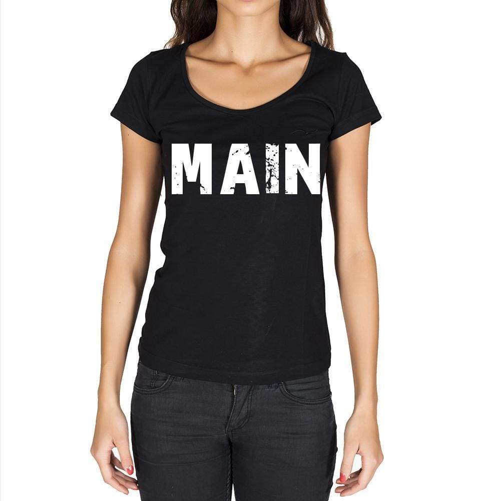 Main Womens Short Sleeve Round Neck T-Shirt - Casual