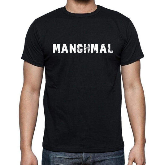 Manchmal Mens Short Sleeve Round Neck T-Shirt - Casual