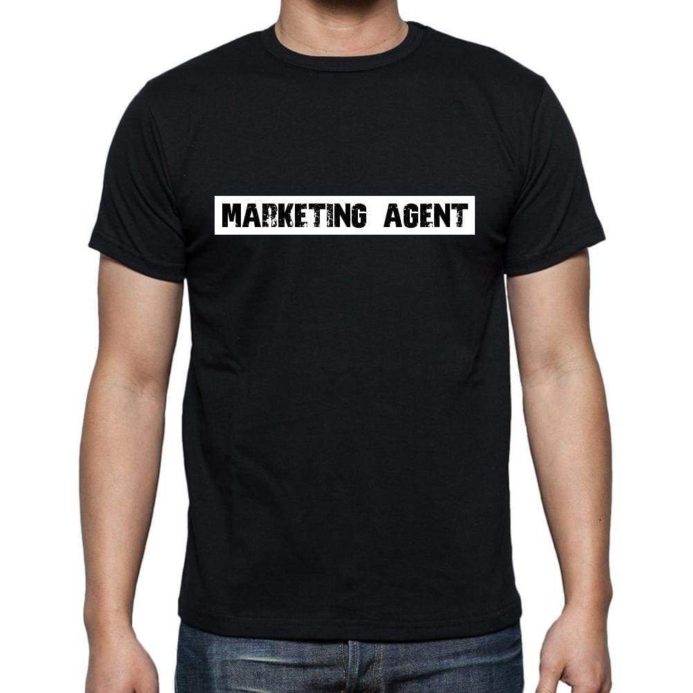 Marketing Agent T Shirt Mens T-Shirt Occupation S Size Black Cotton - T-Shirt