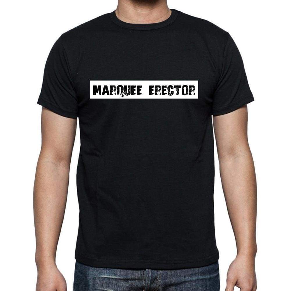 Marquee Erector T Shirt Mens T-Shirt Occupation S Size Black Cotton - T-Shirt