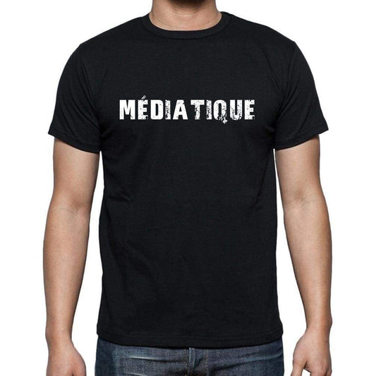 Médiatique French Dictionary Mens Short Sleeve Round Neck T-Shirt 00009 - Casual