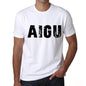 Mens Tee Shirt Vintage T Shirt Aigu X-Small White 00560 - White / Xs - Casual