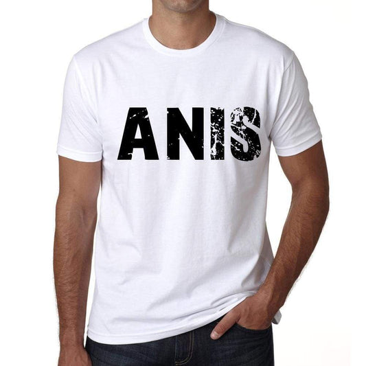 Mens Tee Shirt Vintage T Shirt Anis X-Small White 00560 - White / Xs - Casual