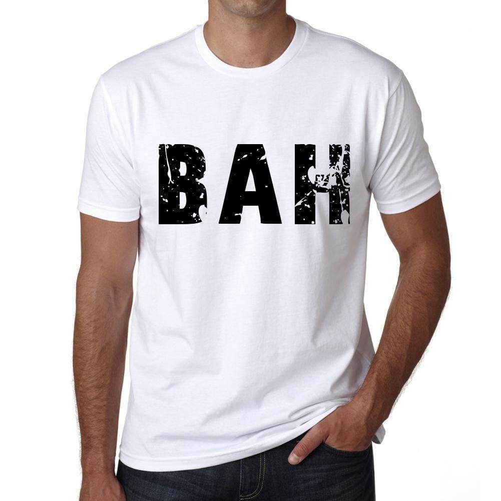 Mens Tee Shirt Vintage T Shirt Bah X-Small White 00559 - White / Xs - Casual