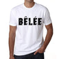 Mens Tee Shirt Vintage T Shirt Bêlée X-Small White 00561 - White / Xs - Casual