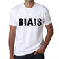 Mens Tee Shirt Vintage T Shirt Biais X-Small White 00561 - White / Xs - Casual