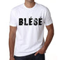 Mens Tee Shirt Vintage T Shirt Blésé X-Small White 00561 - White / Xs - Casual