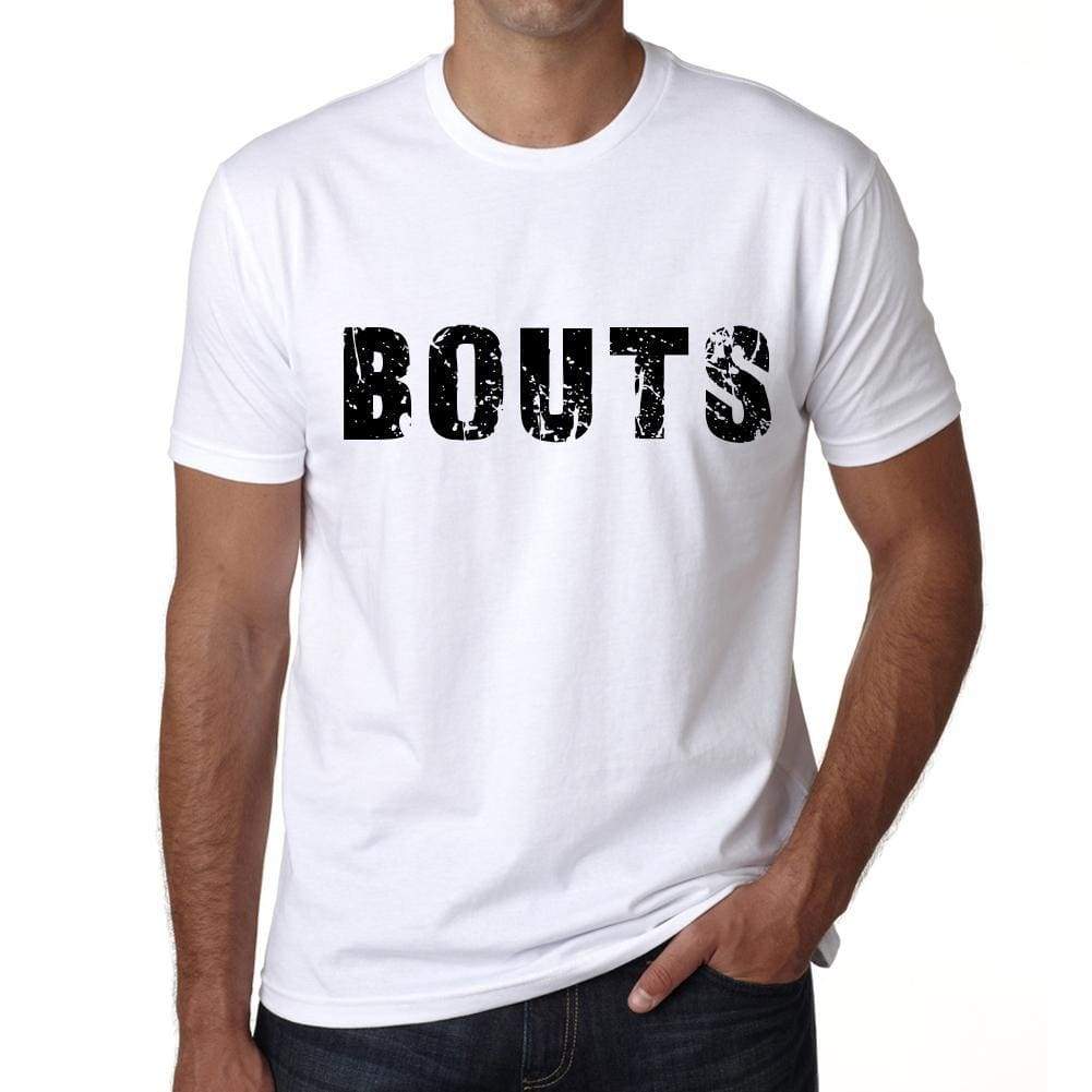 Mens Tee Shirt Vintage T Shirt Bouts X-Small White 00561 - White / Xs - Casual