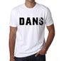 <span>Men's</span> Tee Shirt Vintage T shirt Dans X-Small White 00560 - ULTRABASIC