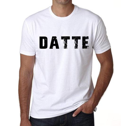 Mens Tee Shirt Vintage T Shirt Datte X-Small White 00561 - White / Xs - Casual