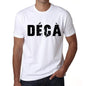 Mens Tee Shirt Vintage T Shirt Dèá X-Small White 00560 - White / Xs - Casual