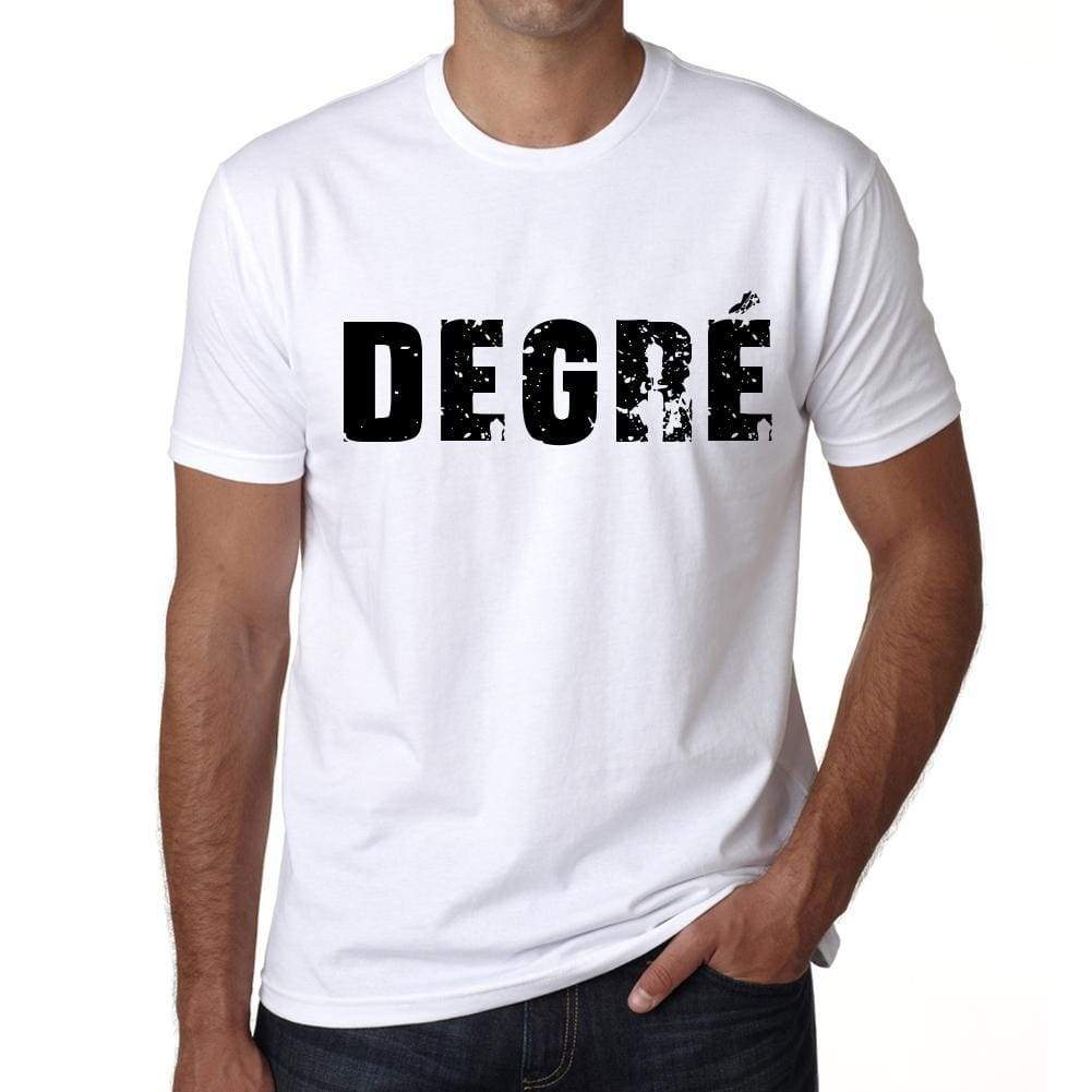 Mens Tee Shirt Vintage T Shirt Degré X-Small White 00561 - White / Xs - Casual