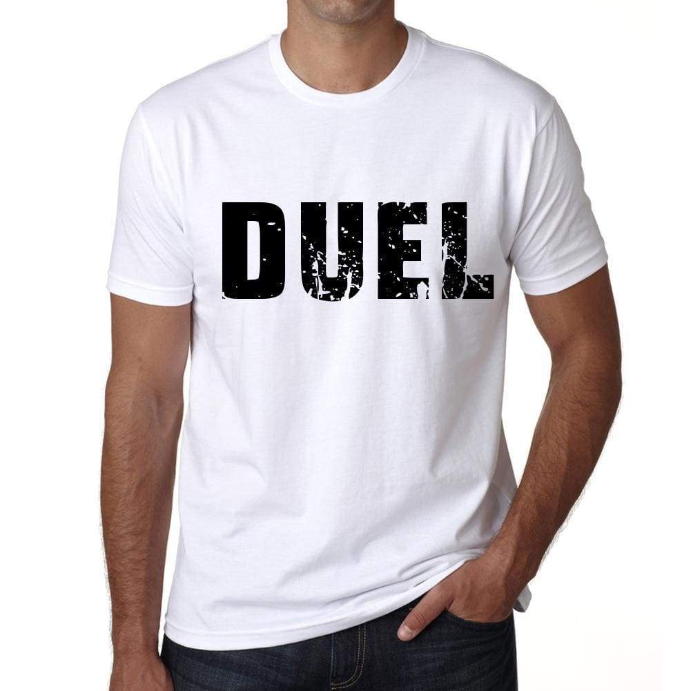 Mens Tee Shirt Vintage T Shirt Duel X-Small White 00560 - White / Xs - Casual