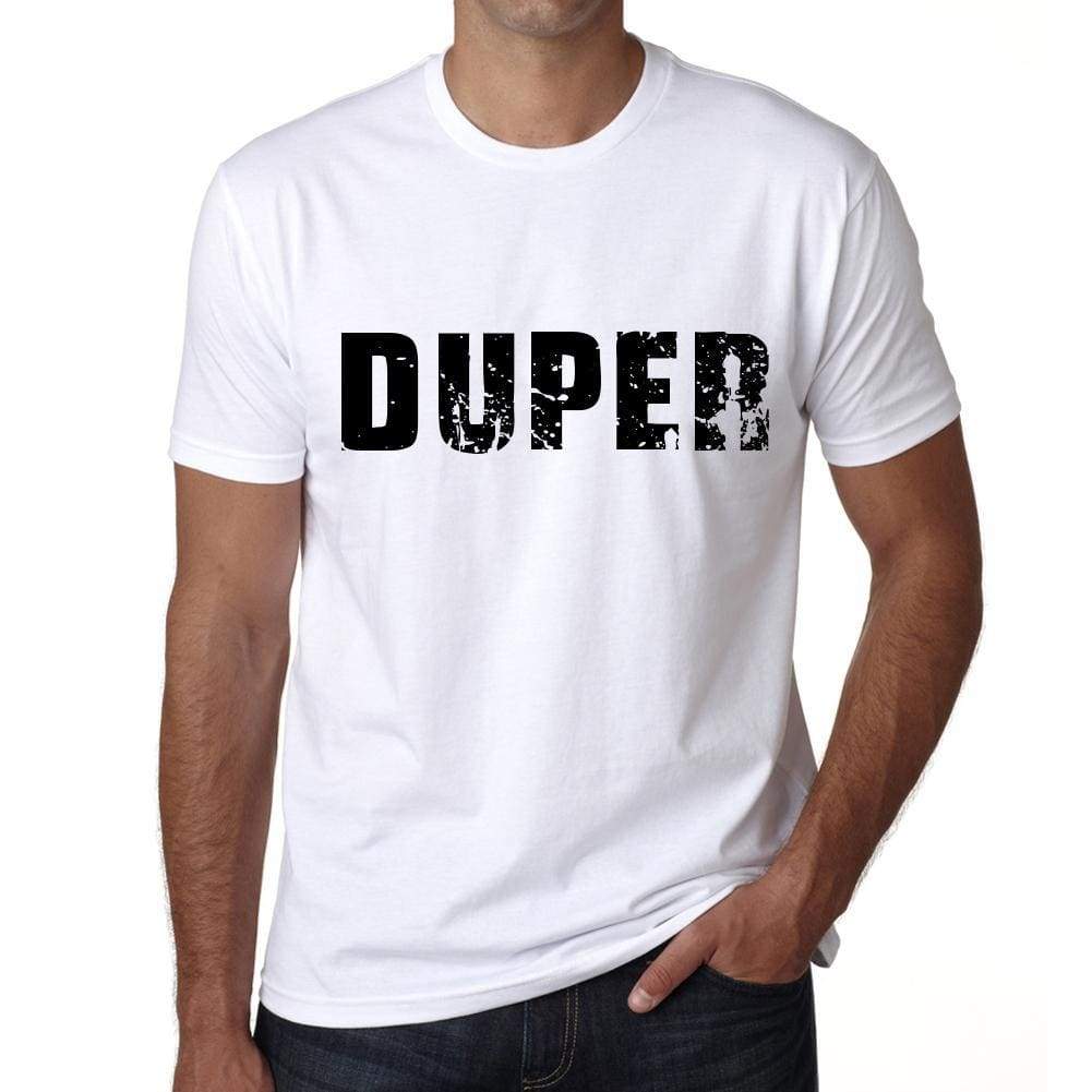 Mens Tee Shirt Vintage T Shirt Duper X-Small White 00561 - White / Xs - Casual