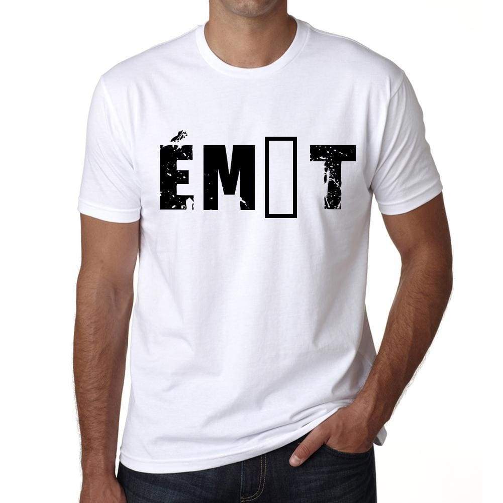 Mens Tee Shirt Vintage T Shirt Èmót X-Small White 00560 - White / Xs - Casual
