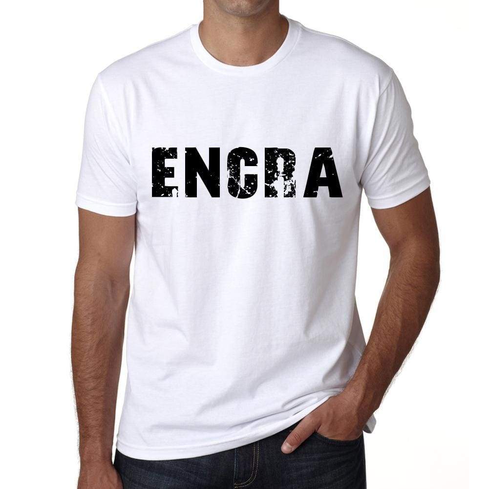 Mens Tee Shirt Vintage T Shirt Encra X-Small White 00561 - White / Xs - Casual
