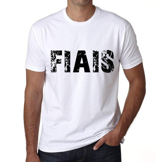 Mens Tee Shirt Vintage T Shirt Fiais X-Small White 00561 - White / Xs - Casual