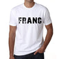 <span>Men's</span> Tee Shirt Vintage T shirt Franc X-Small White 00561 - ULTRABASIC