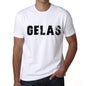 Mens Tee Shirt Vintage T Shirt Gelas X-Small White 00561 - White / Xs - Casual
