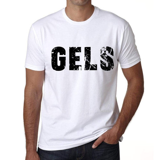 Mens Tee Shirt Vintage T Shirt Gels X-Small White 00560 - White / Xs - Casual