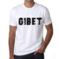 Mens Tee Shirt Vintage T Shirt Gibet X-Small White 00561 - White / Xs - Casual