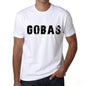 Mens Tee Shirt Vintage T Shirt Gobas X-Small White 00561 - White / Xs - Casual