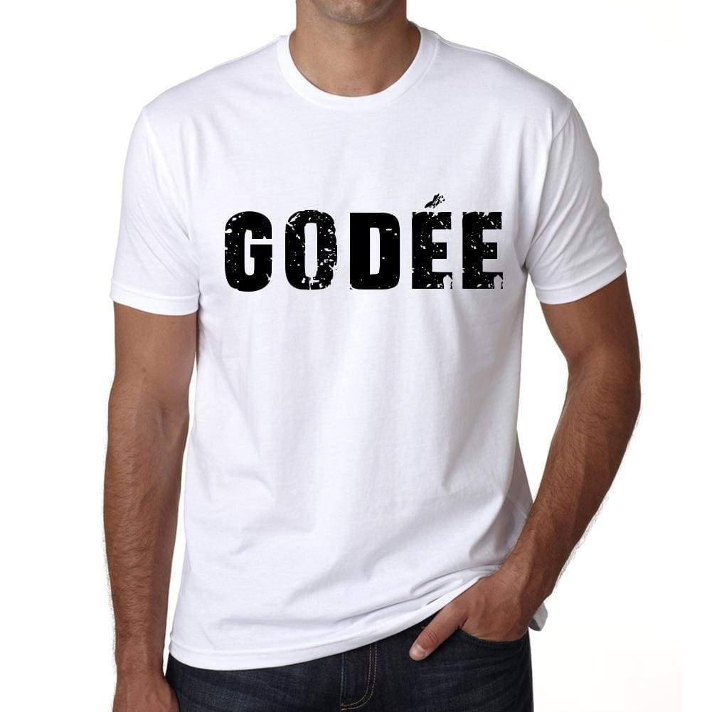 Mens Tee Shirt Vintage T Shirt Godèe X-Small White 00561 - White / Xs - Casual