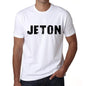 Mens Tee Shirt Vintage T Shirt Jeton X-Small White 00561 - White / Xs - Casual