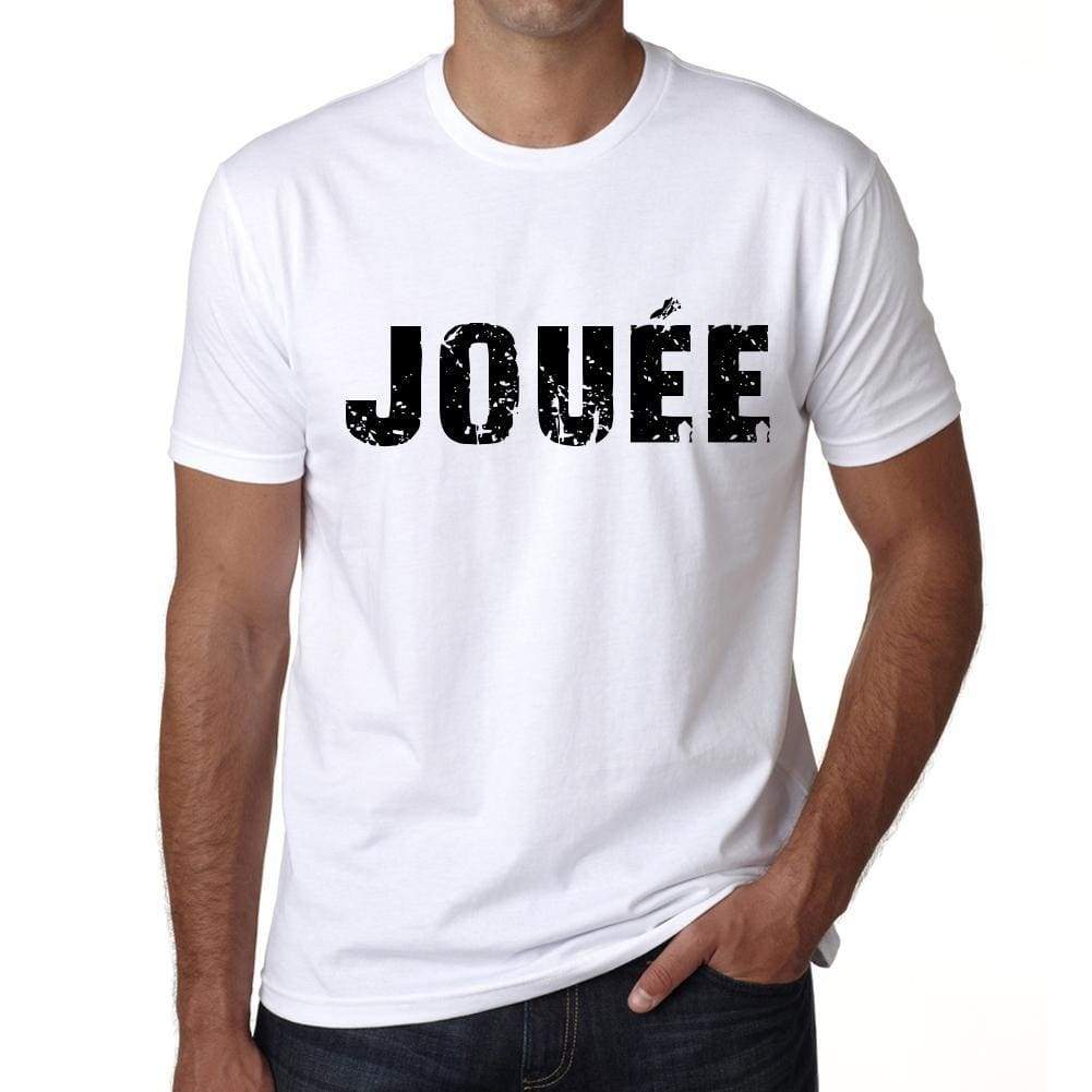 Mens Tee Shirt Vintage T Shirt Jouèe X-Small White 00561 - White / Xs - Casual