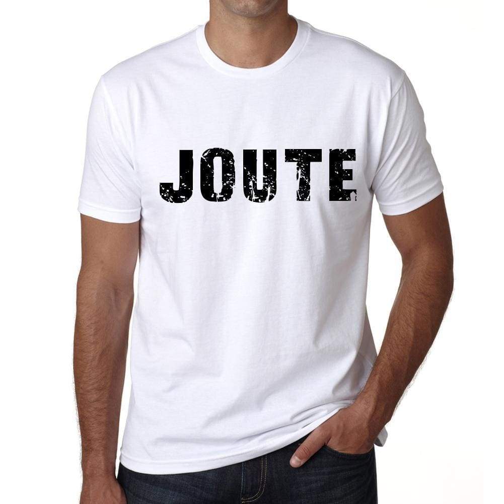 Mens Tee Shirt Vintage T Shirt Joute X-Small White 00561 - White / Xs - Casual