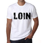 Mens Tee Shirt Vintage T Shirt Loin X-Small White 00560 - White / Xs - Casual