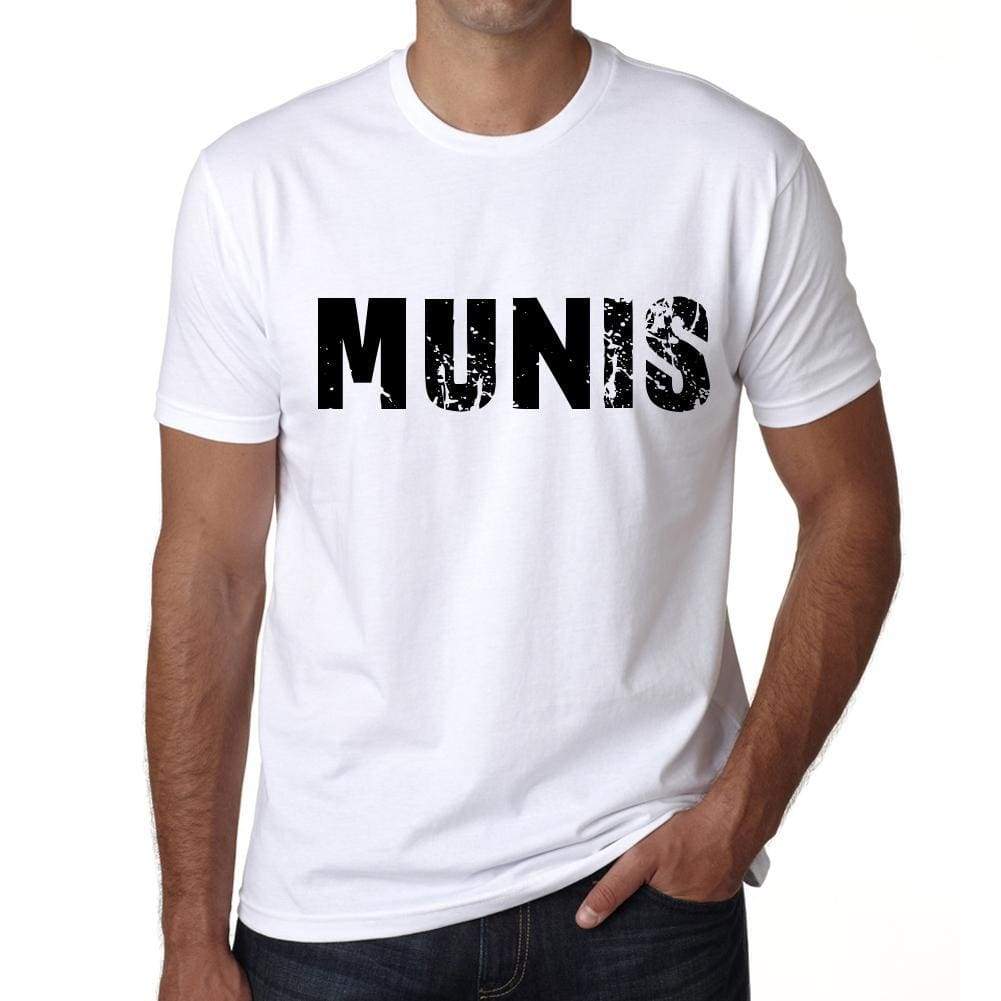 Mens Tee Shirt Vintage T Shirt Munis X-Small White - White / Xs - Casual