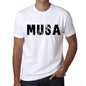 Mens Tee Shirt Vintage T Shirt Musa X-Small White 00560 - White / Xs - Casual