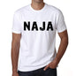 Mens Tee Shirt Vintage T Shirt Naja X-Small White 00560 - White / Xs - Casual