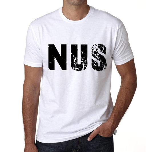 Mens Tee Shirt Vintage T Shirt Nus X-Small White 00559 - White / Xs - Casual