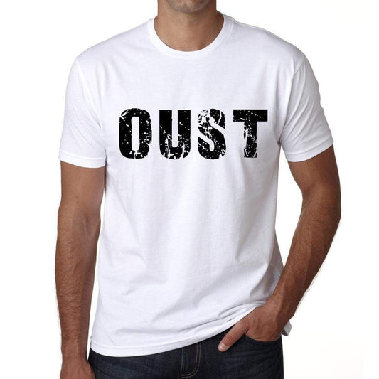 Mens Tee Shirt Vintage T Shirt Oust X-Small White 00560 - White / Xs - Casual