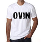 Mens Tee Shirt Vintage T Shirt Ovin X-Small White 00560 - White / Xs - Casual