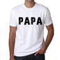Mens Tee Shirt Vintage T Shirt Papa X-Small White 00560 - White / Xs - Casual